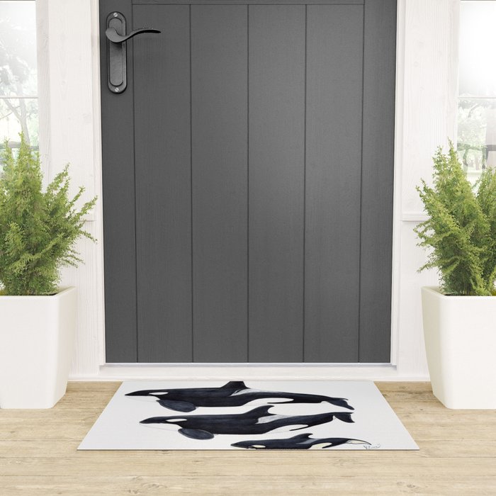 Orca (Orcinus orca) Welcome Mat Gallery Image 3