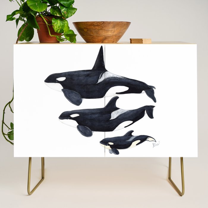 Orca (Orcinus orca) Credenza Gallery Image 1