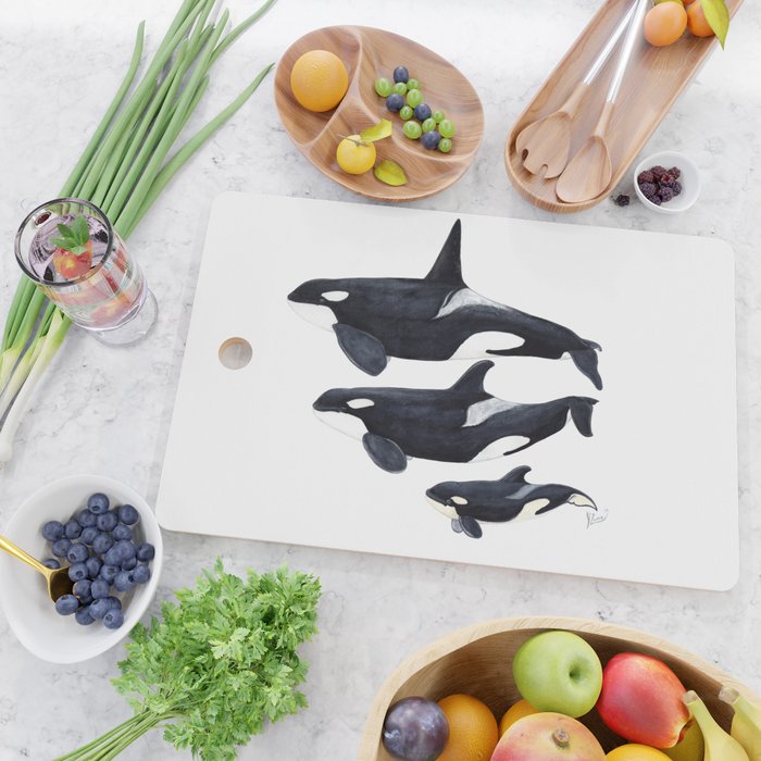 Orca (Orcinus orca) Cutting Board Gallery Image 2