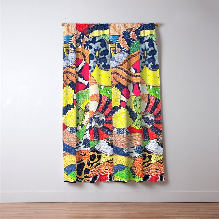 Snakes Window Curtain Gallery Image 3