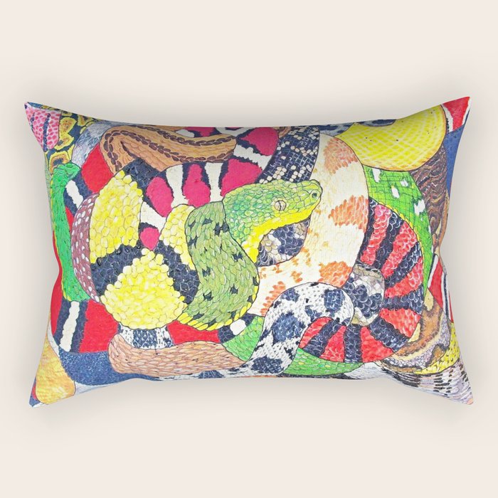 Snakes Rectangular Pillow Gallery Image 1