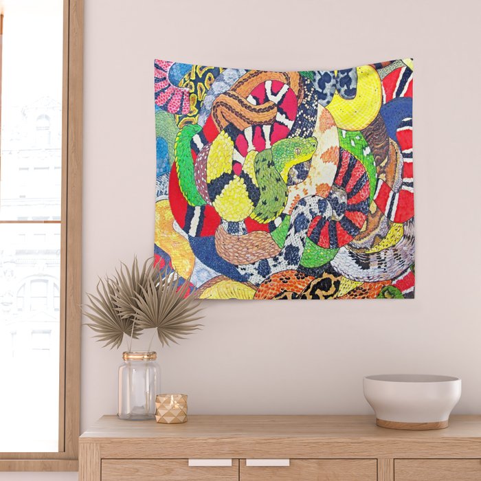 Snakes Wall Tapestry Gallery Image 2