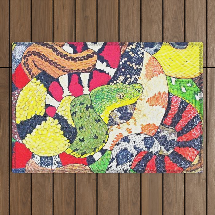 Snakes Outdoor Rug Gallery Image 1