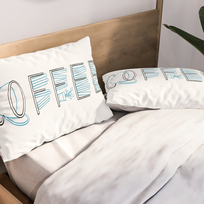 COFFEE Pillow Sham Gallery Image 2