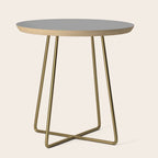 Minimalist Grey Side Table Gallery Image 1