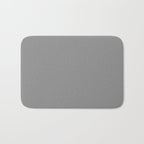 Minimalist Grey Bath Mat Gallery Image 1