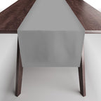 Minimalist Grey Table Runner Gallery Image 1