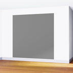 Minimalist Grey Wall Mural Gallery Image 2