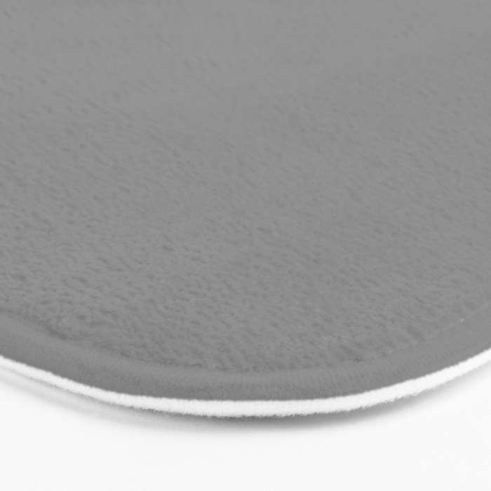 Minimalist Grey Bath Mat Gallery Image 3