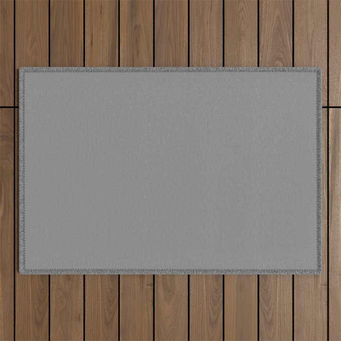 Minimalist Grey Outdoor Rug Gallery Image 1