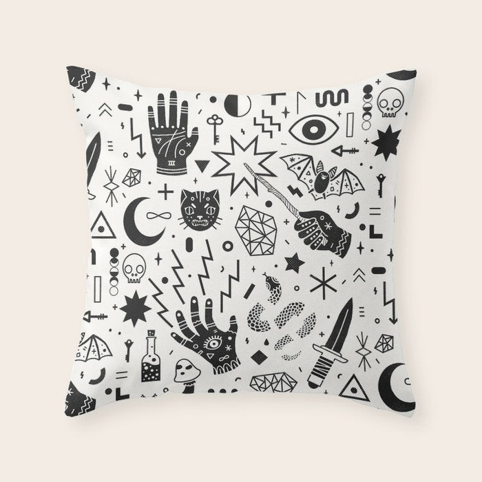 Witchcraft II Throw Pillow Gallery Image 6