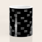 double dash on black Coffee Mug Gallery Image 4
