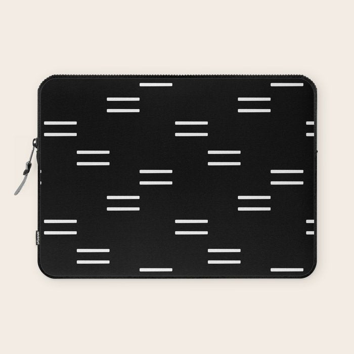 double dash on black Laptop Sleeve Gallery Image 1