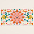 Butterfly Floral Mandala Desk Mat Gallery Image 3