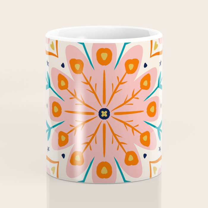 Butterfly Floral Mandala Coffee Mug Gallery Image 4