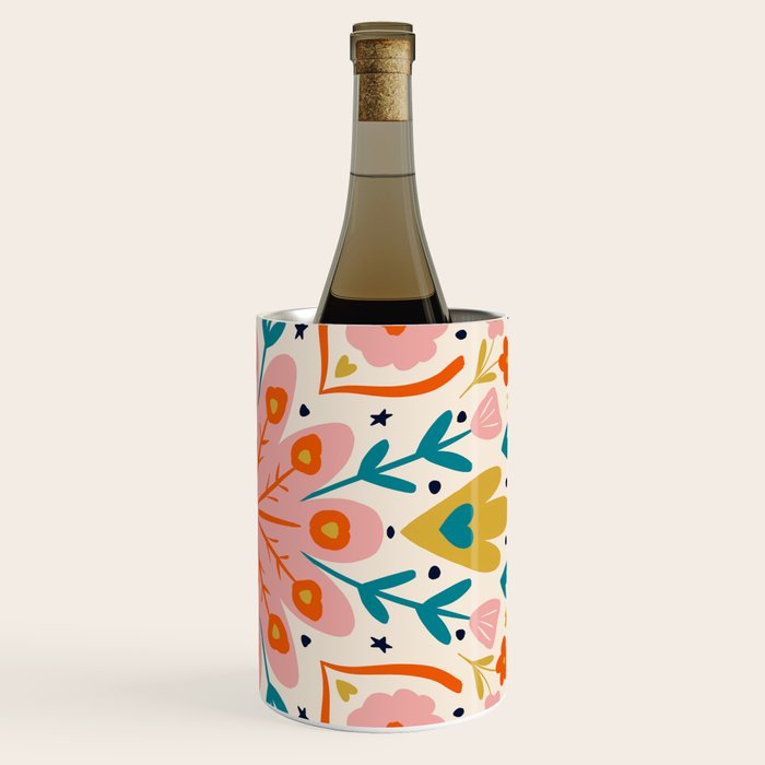 Butterfly Floral Mandala Wine Chiller Gallery Image 3