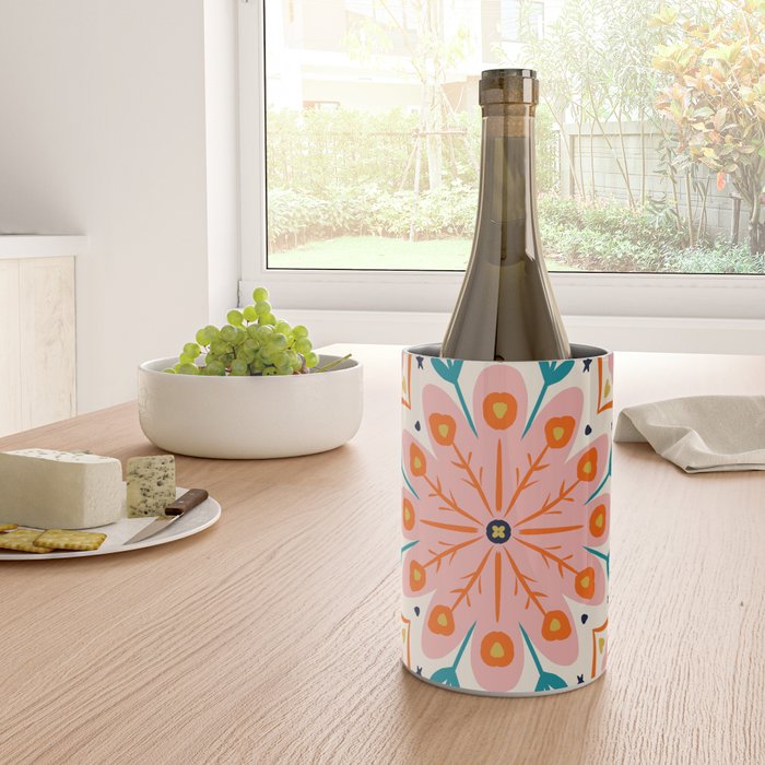 Butterfly Floral Mandala Wine Chiller Gallery Image 4
