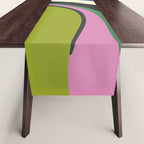  abstract fluid retro swirl 2 Table Runner Gallery Image 1