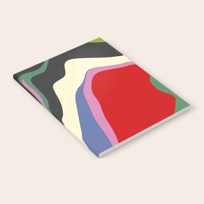  abstract fluid retro swirl 2 Notebook Gallery Image 2