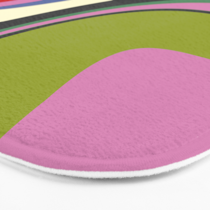  abstract fluid retro swirl 2 Bath Mat Gallery Image 3