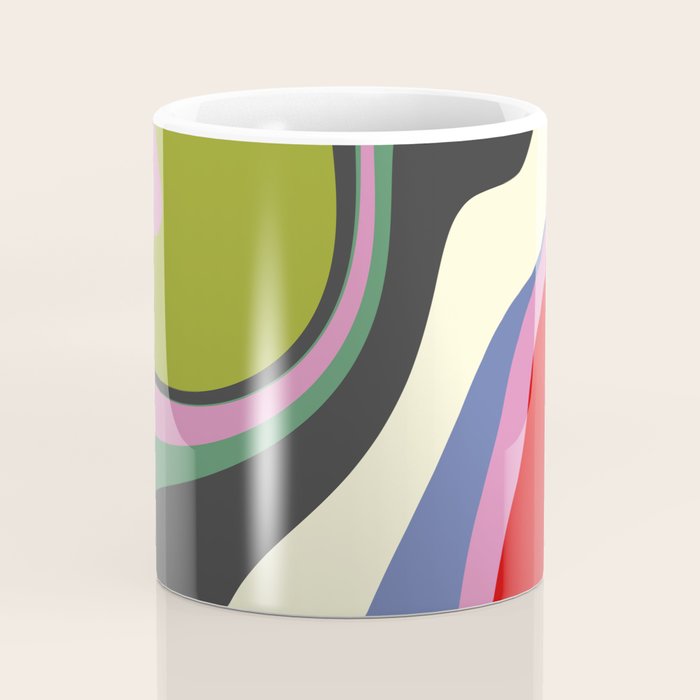  abstract fluid retro swirl 2 Coffee Mug Gallery Image 4
