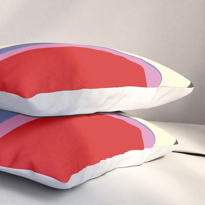  abstract fluid retro swirl 2 Pillow Sham Gallery Image 3