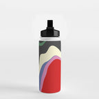 abstract fluid retro swirl 2 Water Bottle Gallery Image 2