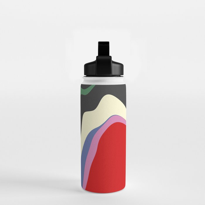  abstract fluid retro swirl 2 Water Bottle Gallery Image 2