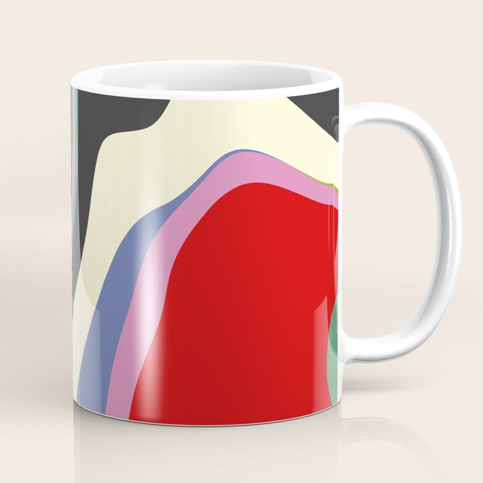  abstract fluid retro swirl 2 Coffee Mug Gallery Image 1