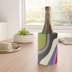  abstract fluid retro swirl 2 Wine Chiller Gallery Image 4