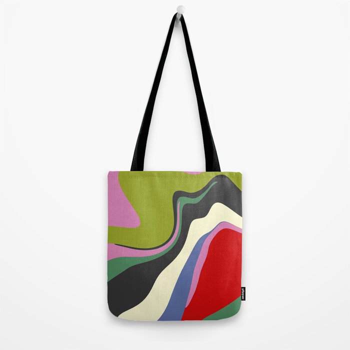  abstract fluid retro swirl 2 Tote Bag Gallery Image 2