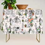 Toile de Jouy modern Credenza Gallery Image 1