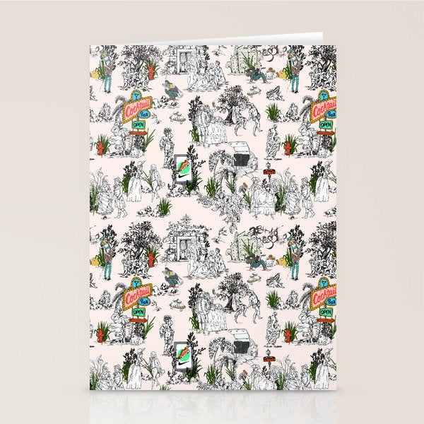 Toile de Jouy modern Stationery Card Gallery Image 2