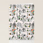 Toile de Jouy modern Stationery Card Gallery Image 2