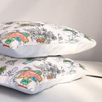 Toile de Jouy modern Pillow Sham Gallery Image 3