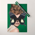 Woman Butterfly 3 Wrapping Paper Gallery Image 1