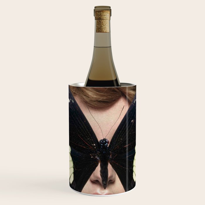 Woman Butterfly 3 Wine Chiller Gallery Image 1