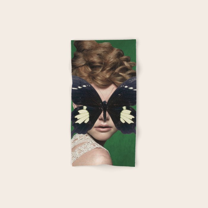 Woman Butterfly 3 Bath Towel Gallery Image 1