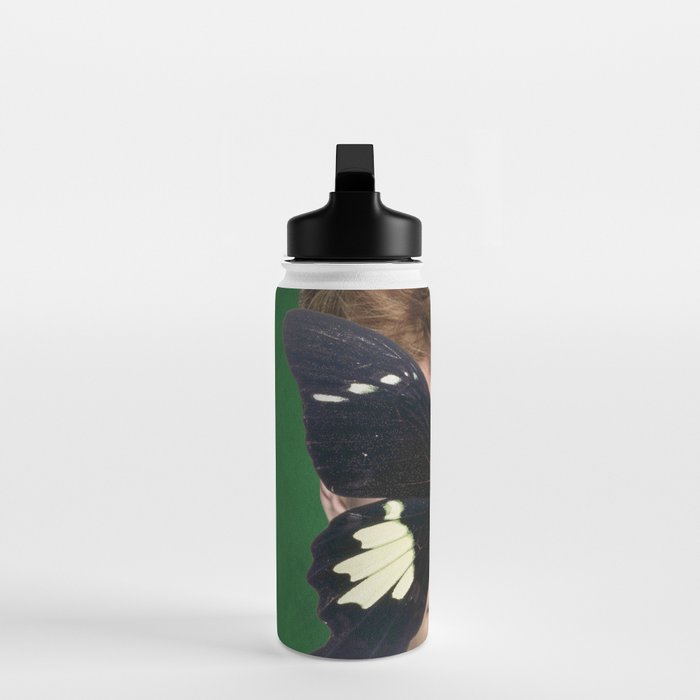 Woman Butterfly 3 Water Bottle Gallery Image 3