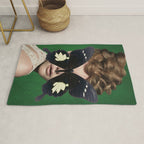 Woman Butterfly 3 Rug Gallery Image 1