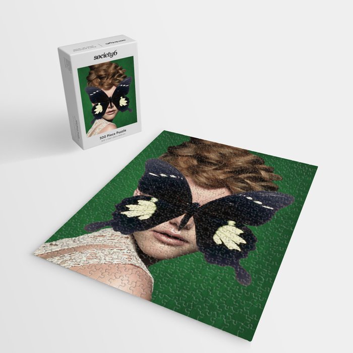 Woman Butterfly 3 Jigsaw Puzzle Gallery Image 2