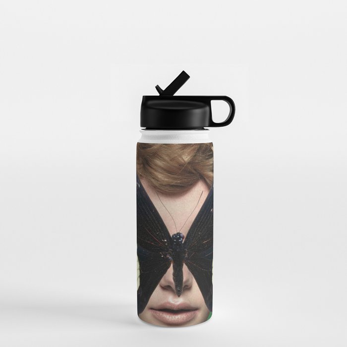Woman Butterfly 3 Water Bottle Gallery Image 1