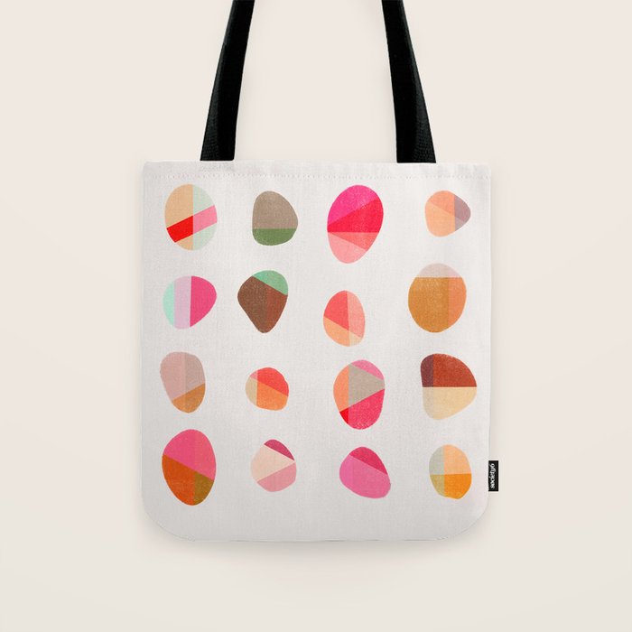 Painted Pebbles 5 Tote Bag Gallery Image 1