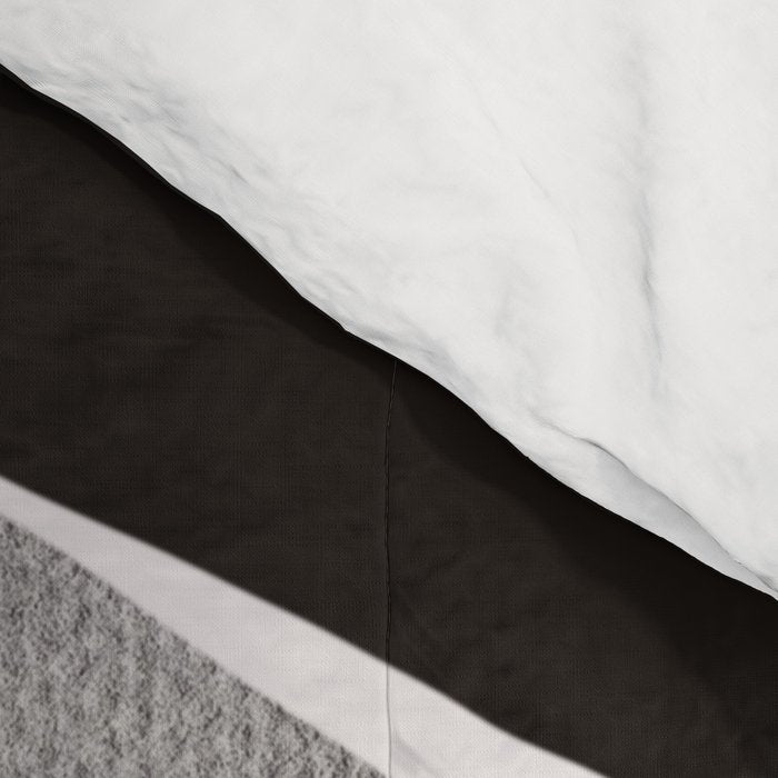 Black modern minimalist abstract 17 Comforter Gallery Image 4