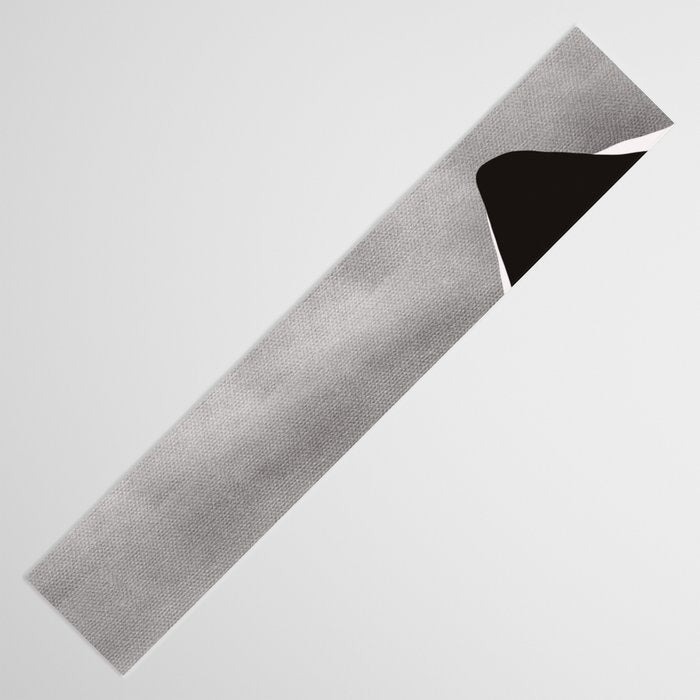 Black modern minimalist abstract 17 Table Runner Gallery Image 3