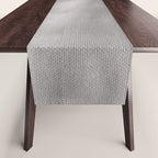 Black modern minimalist abstract 17 Table Runner Gallery Image 1