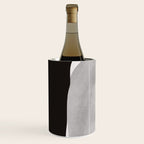 Black modern minimalist abstract 17 Wine Chiller Gallery Image 2