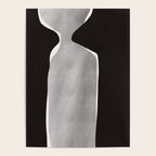 Black modern minimalist abstract 17 Poster Gallery Image 4