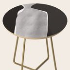 Black modern minimalist abstract 17 Side Table Gallery Image 2