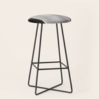 Black modern minimalist abstract 17 Stool Gallery Image 1